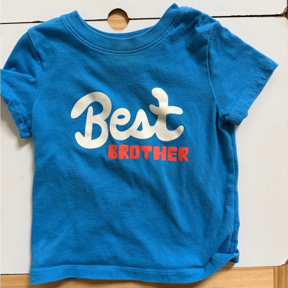 18 Mo Cat & Jack Best Brother T shirt Tee Shirt